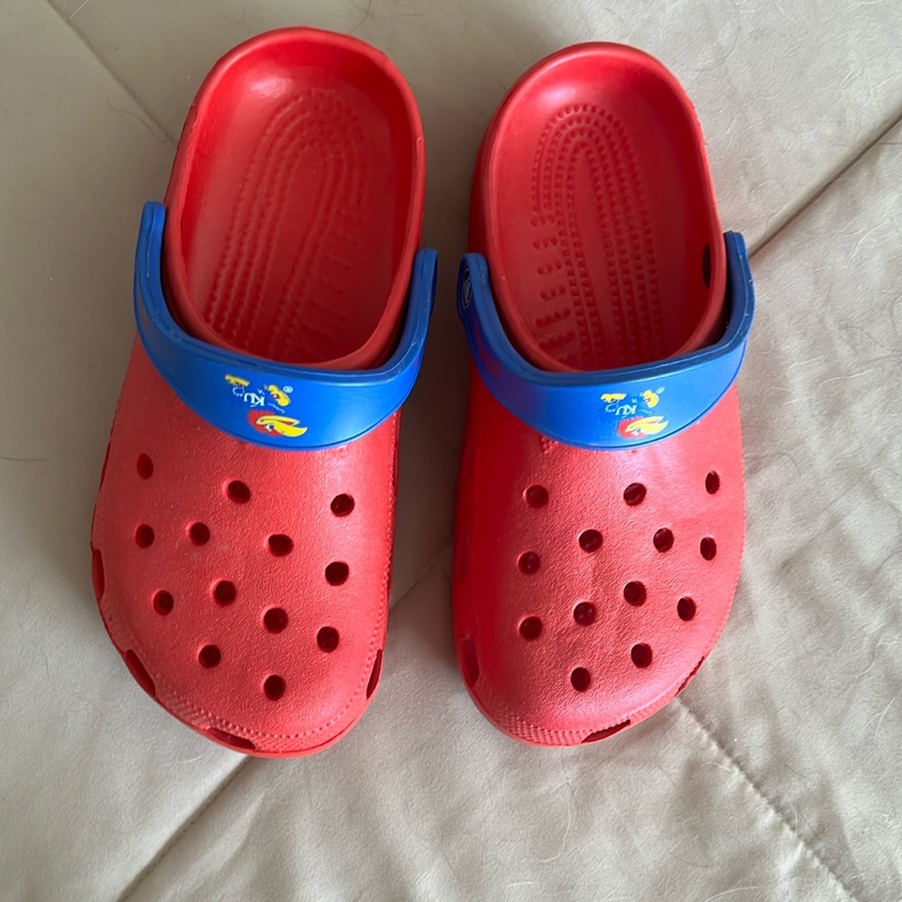 Crocs- Kansas Jayhawk